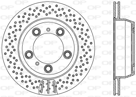 OPEN PARTS Тормозной диск BDR2502.25